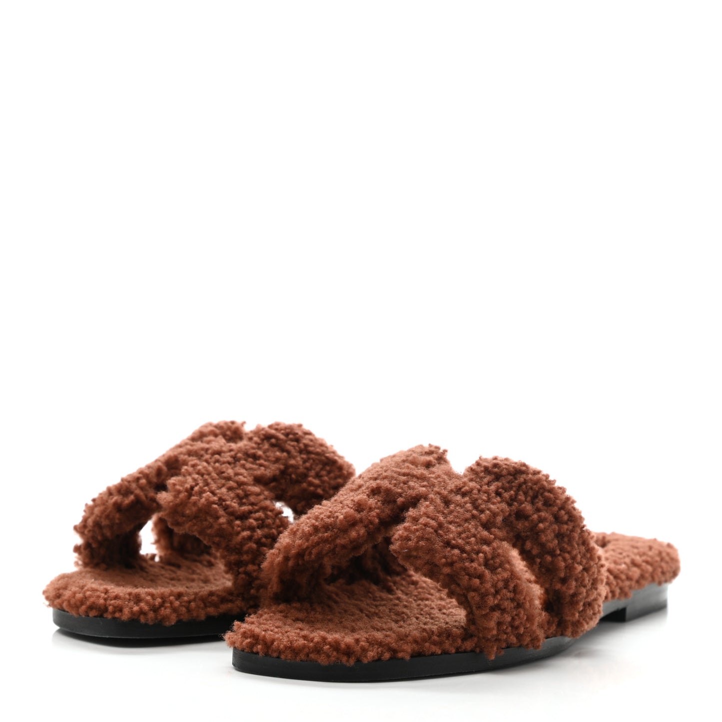 Woolskin Oran Sandals 36.5 Cognac