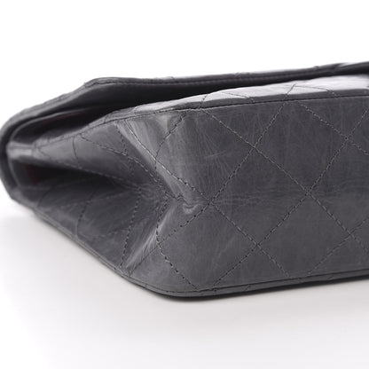 Chanel Aged Calfskin Quilted 50th Anniversary 2.55 Reissue 227 Flap Grey 10 of 17