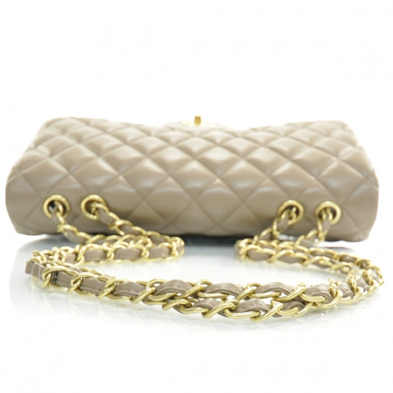 Chanel Lambskin Quilted Jumbo Flap Brown 5 of 11