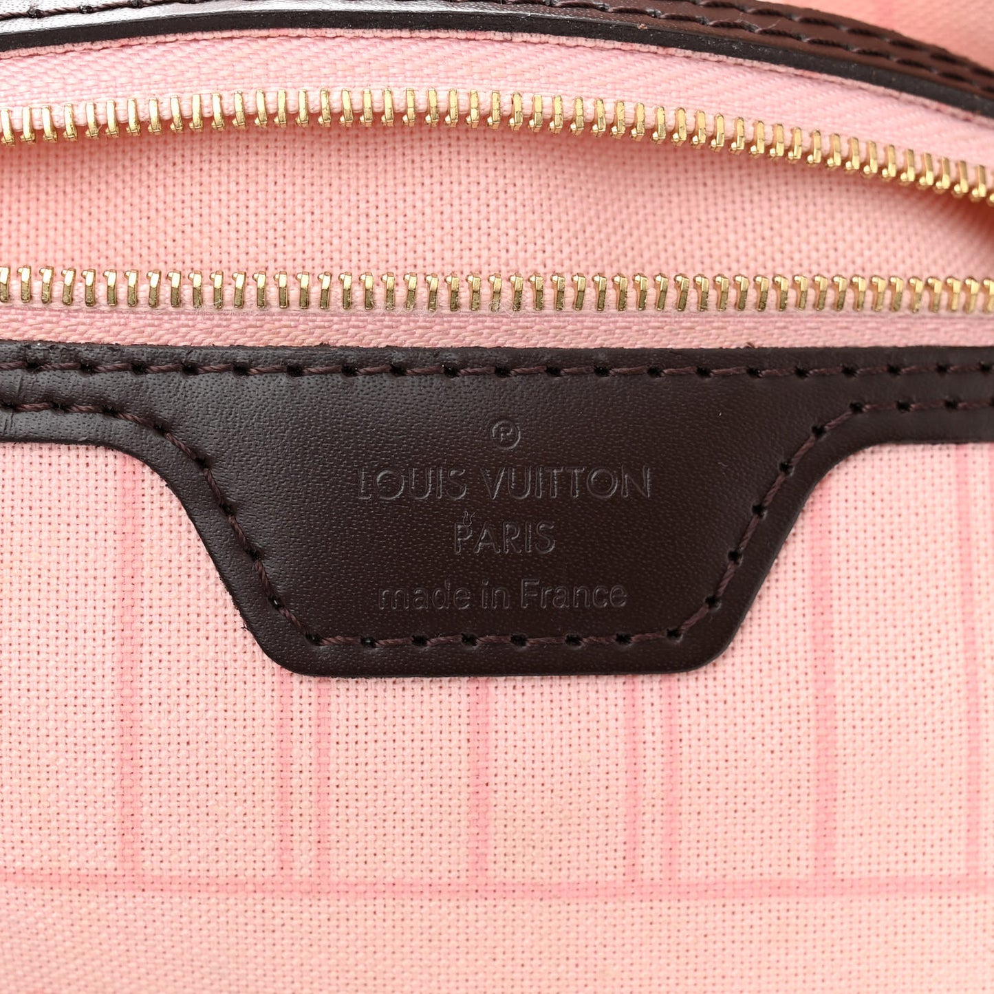 Damier Ebene Neo Neverfull MM Rose Ballerine