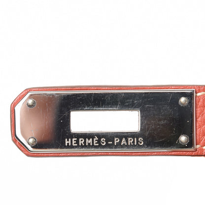 Hermes Taurillon Clemence Birkin 35 Sanguine 16 of 33