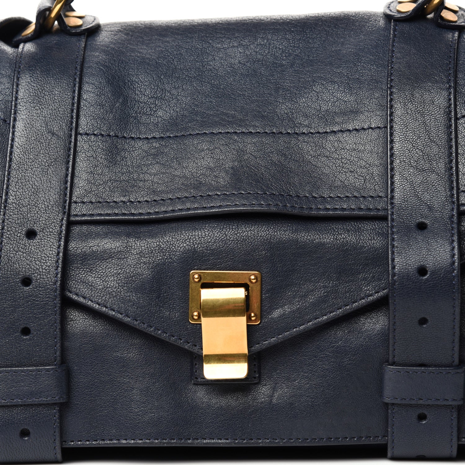 Proenza Schouler Lambskin Medium PS1 Satchel Midnight 10 of 10