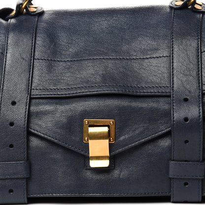 Proenza Schouler Lambskin Medium PS1 Satchel Midnight 10 of 10