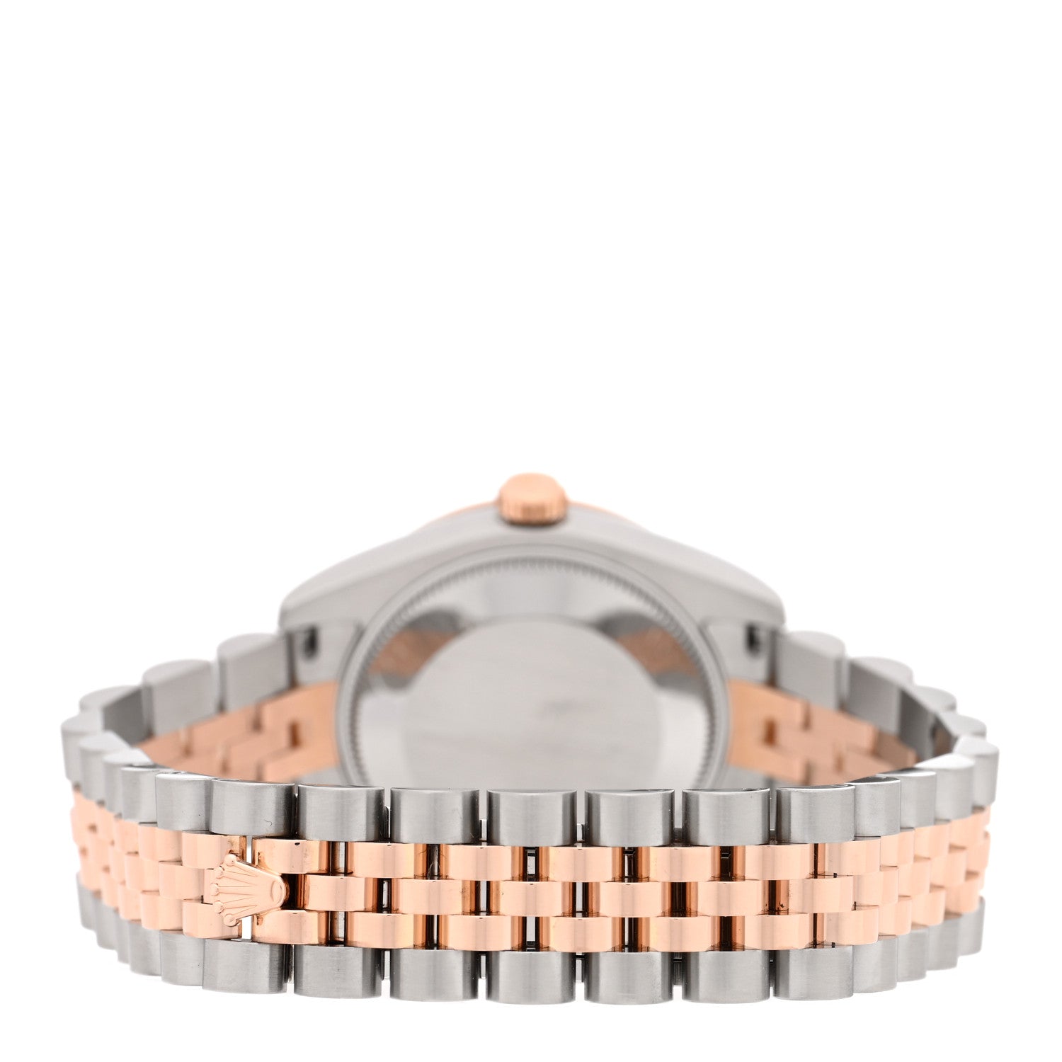 Rolex Stainless Steel 18K Everose Gold Diamond 31mm Oyster Perpetual Datejust Watch Chocolate Roman 178341 3 of 5