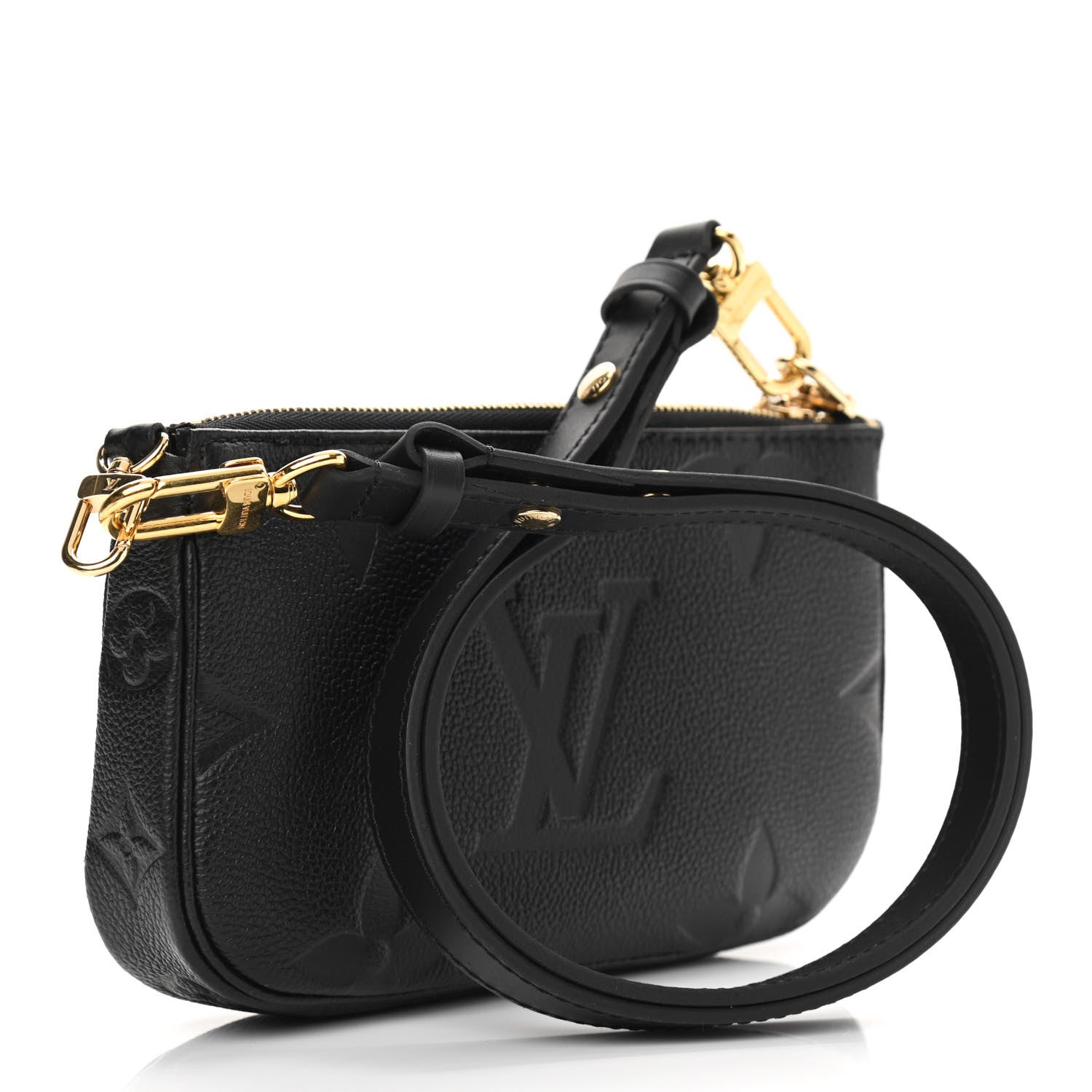 Louis Vuitton Empreinte Monogram Giant Multi Pochette Accessories Small Pochette Black 3 of 10