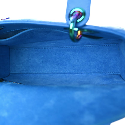 Christian Dior Lambskin Cannage Small Lady Dior Bright Blue 5 of 11