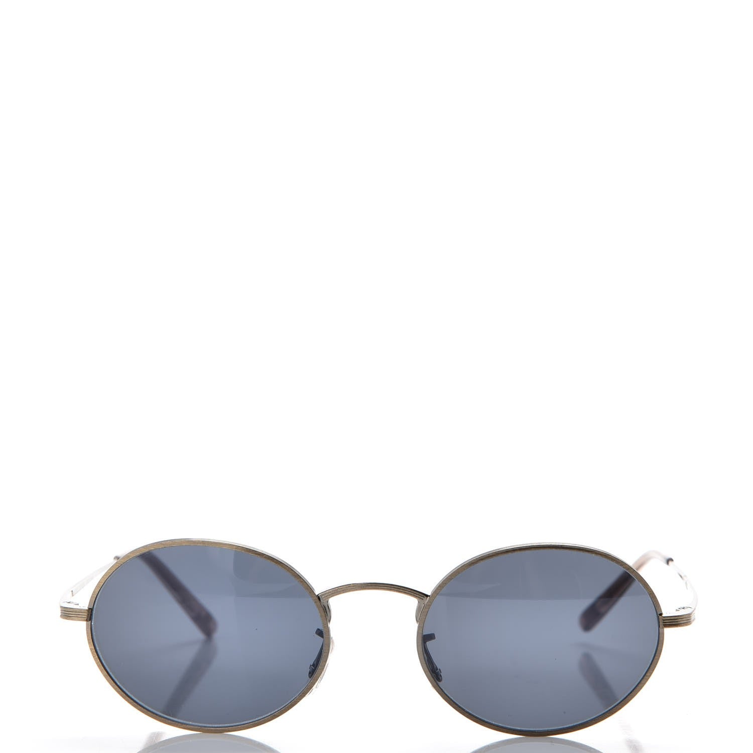 Oliver Peoples The Row Empire Suite Oval Sunglasses Pewter Black 2 of 10