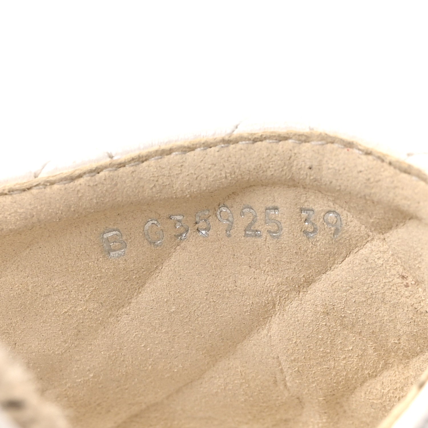 Chanel Lambskin Quilted CC Espadrille Slip On Sandals 39 White 9 of 9