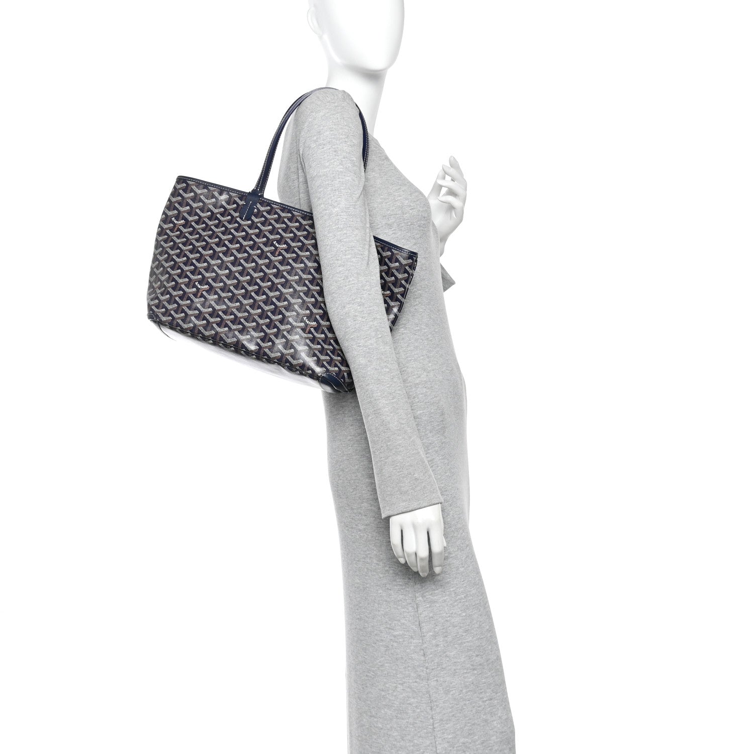 Goyard Goyardine Artois PM Navy 2 of 9