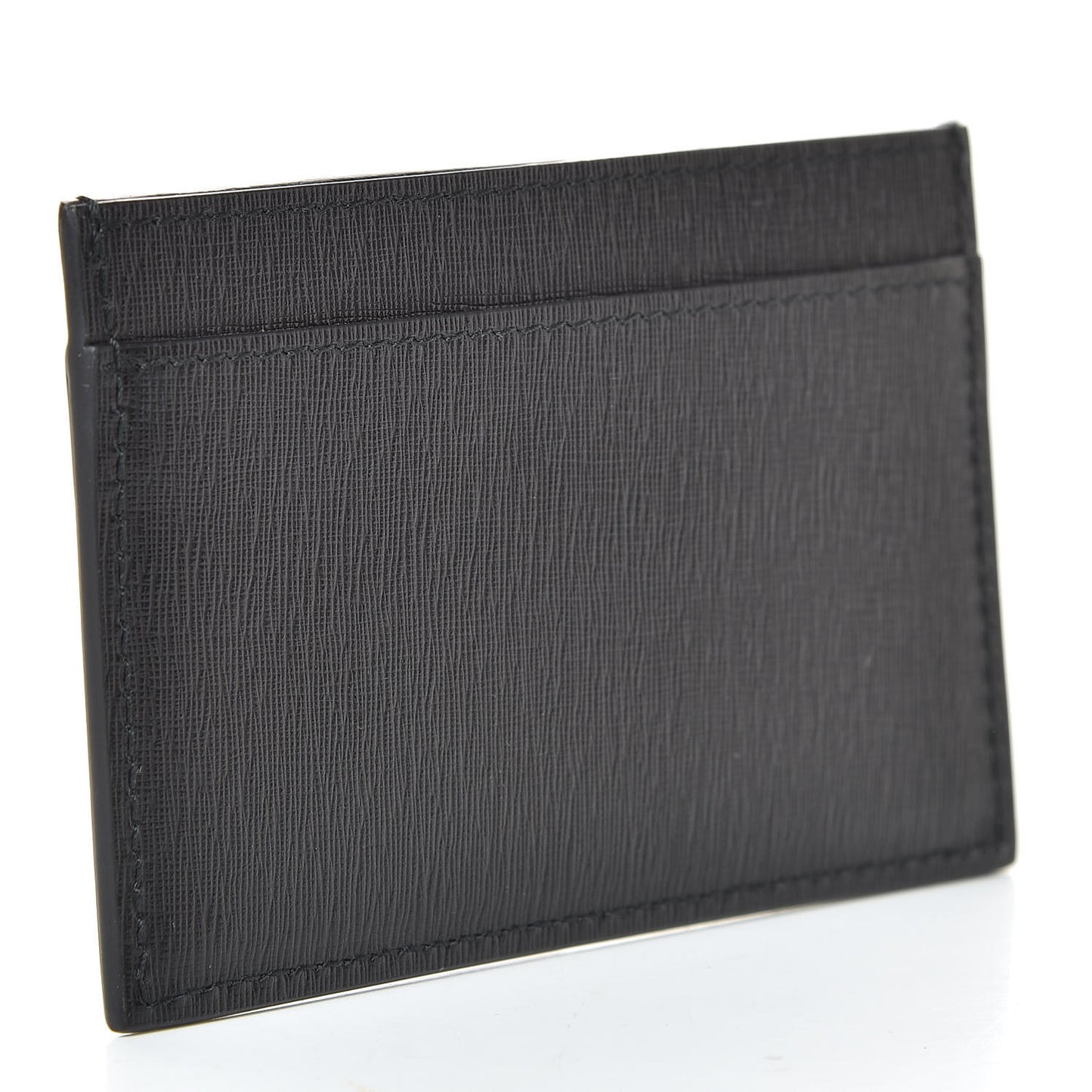 Textured Calfskin Everyday Multi Card Case Black
