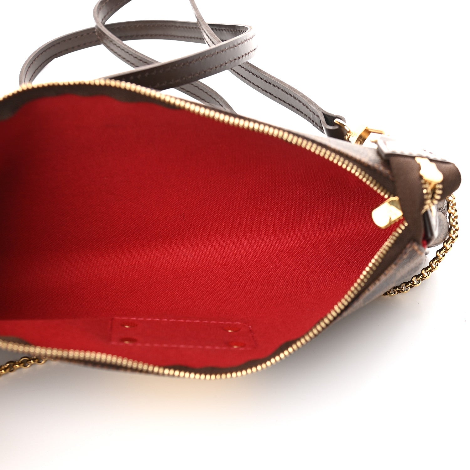 Louis Vuitton Damier Ebene Eva Clutch 5 of 8