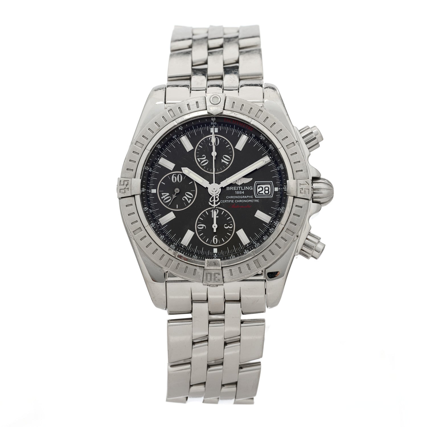 Breitling Stainless Steel 44mm Chronomat Automatic Watch Graphite A13356 1 of 5