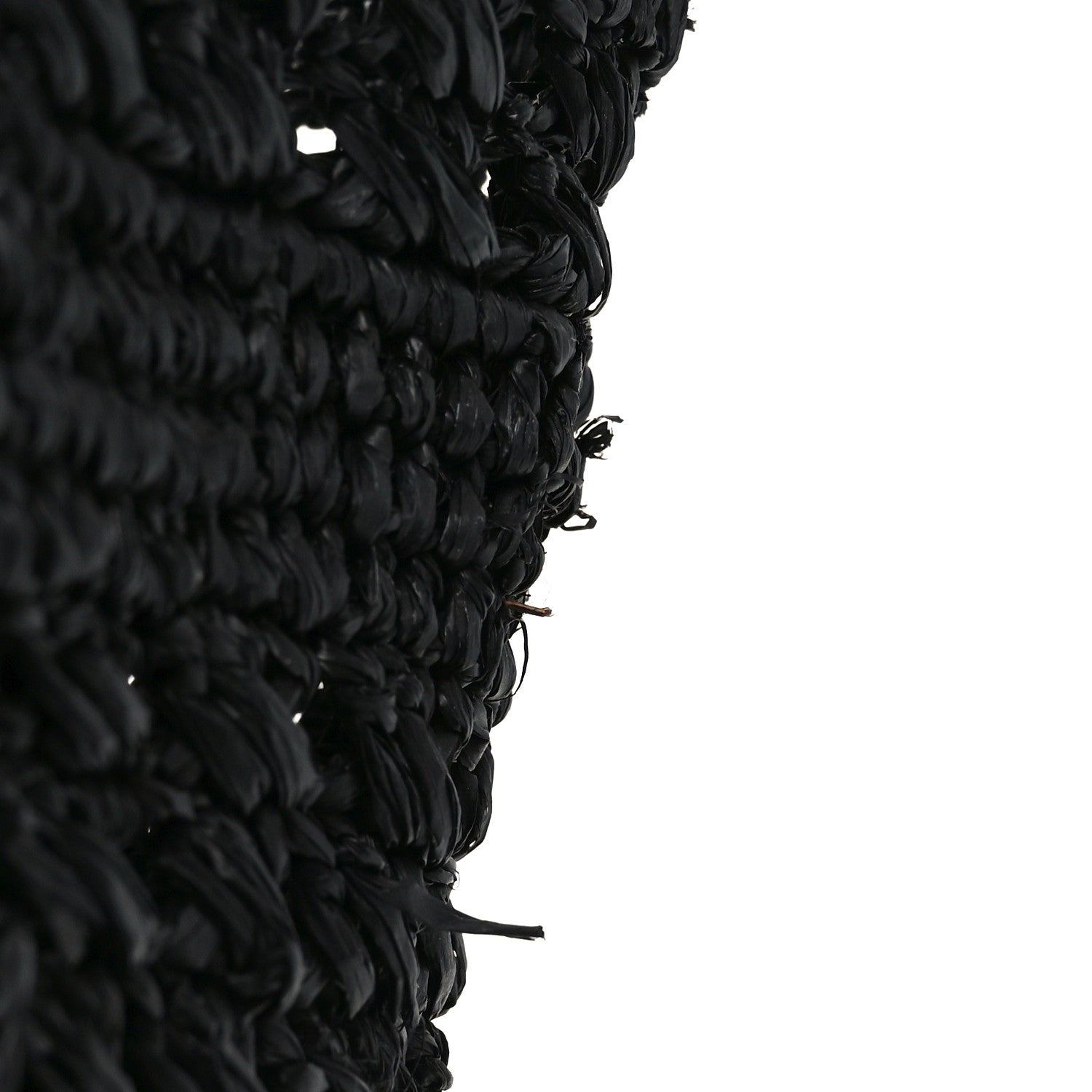Saint Laurent Raffia Calfskin Medium Panier Tote Black 11 of 11
