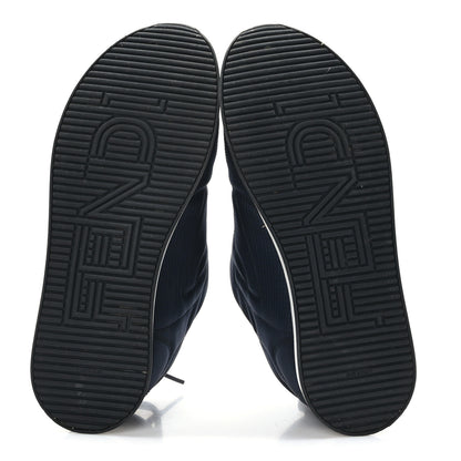Fendi Nylon Womens Ffreedom Sneakers 36 Blue Black 5 of 7