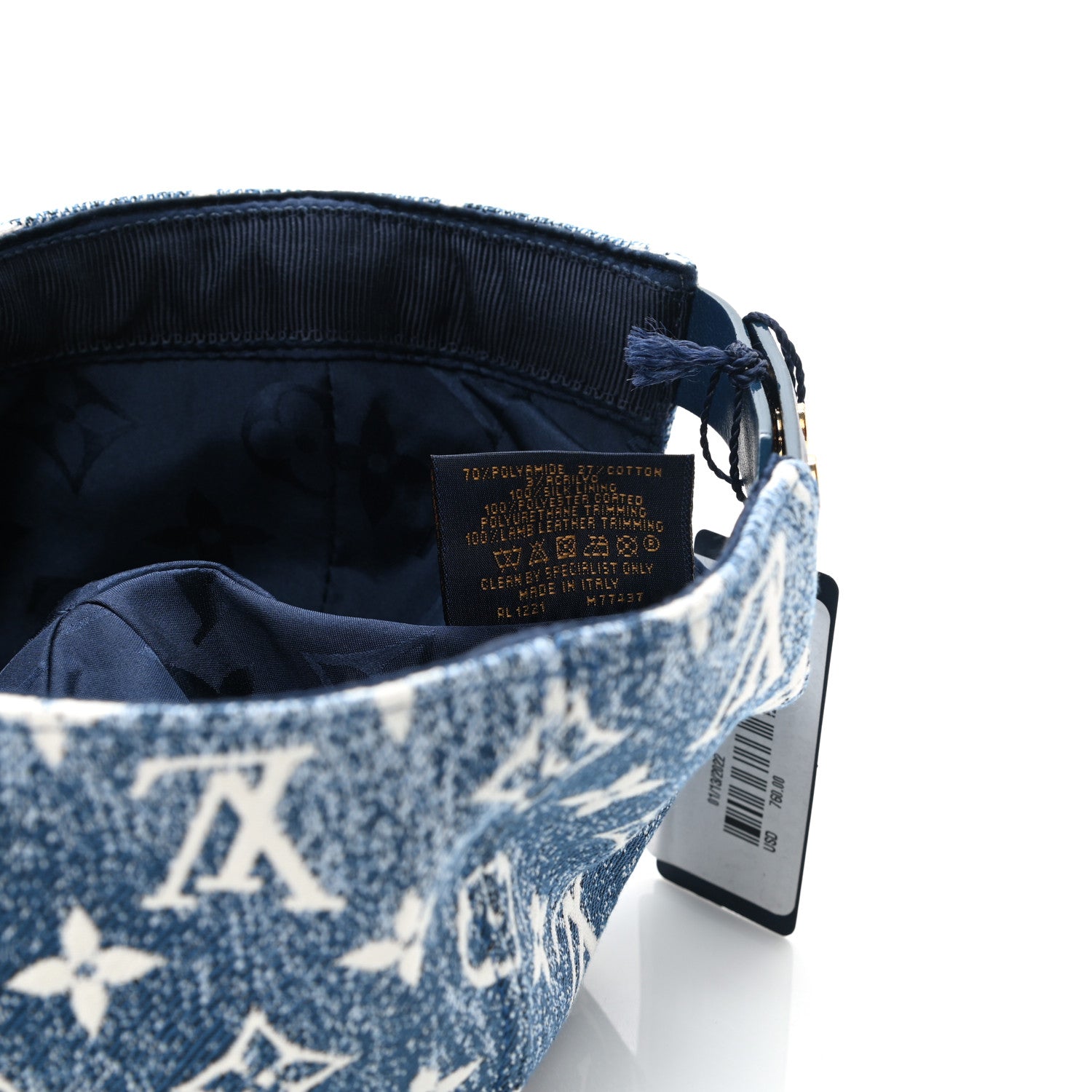 Louis Vuitton Monogram Jacquard Cap M Blue 9 of 9