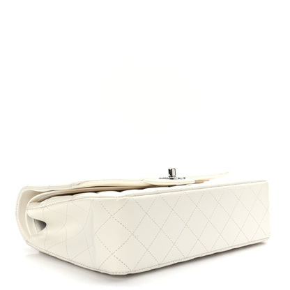 Chanel Lambskin Quilted Medium Double Flap White 4 of 10