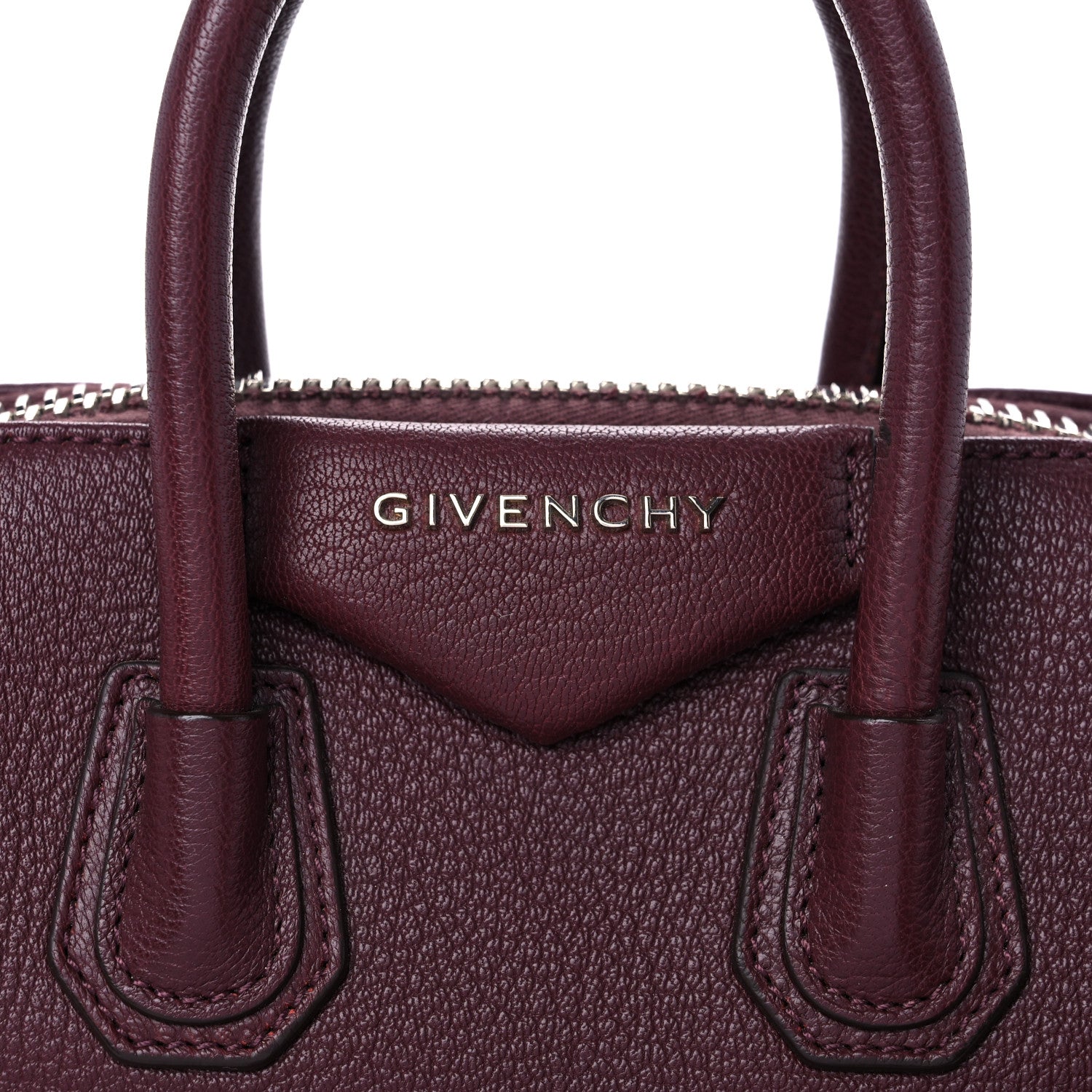 Givenchy Sugar Goatskin Mini Antigona Oxblood 12 of 12