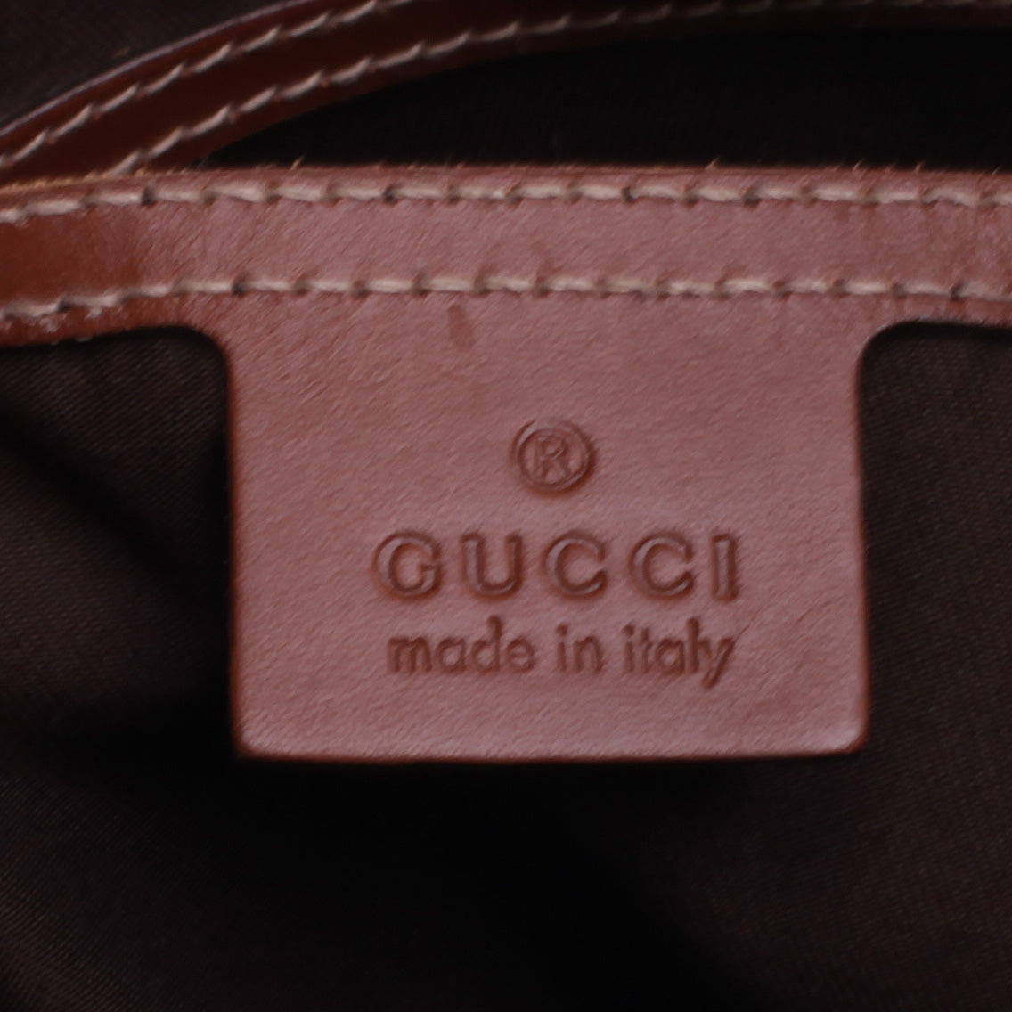 GG Plus Monogram Medium Joy Tote Brown