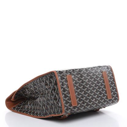 Goyard Goyardine Saint Leger Soft Briefcase Backpack Black Gold 4 of 10