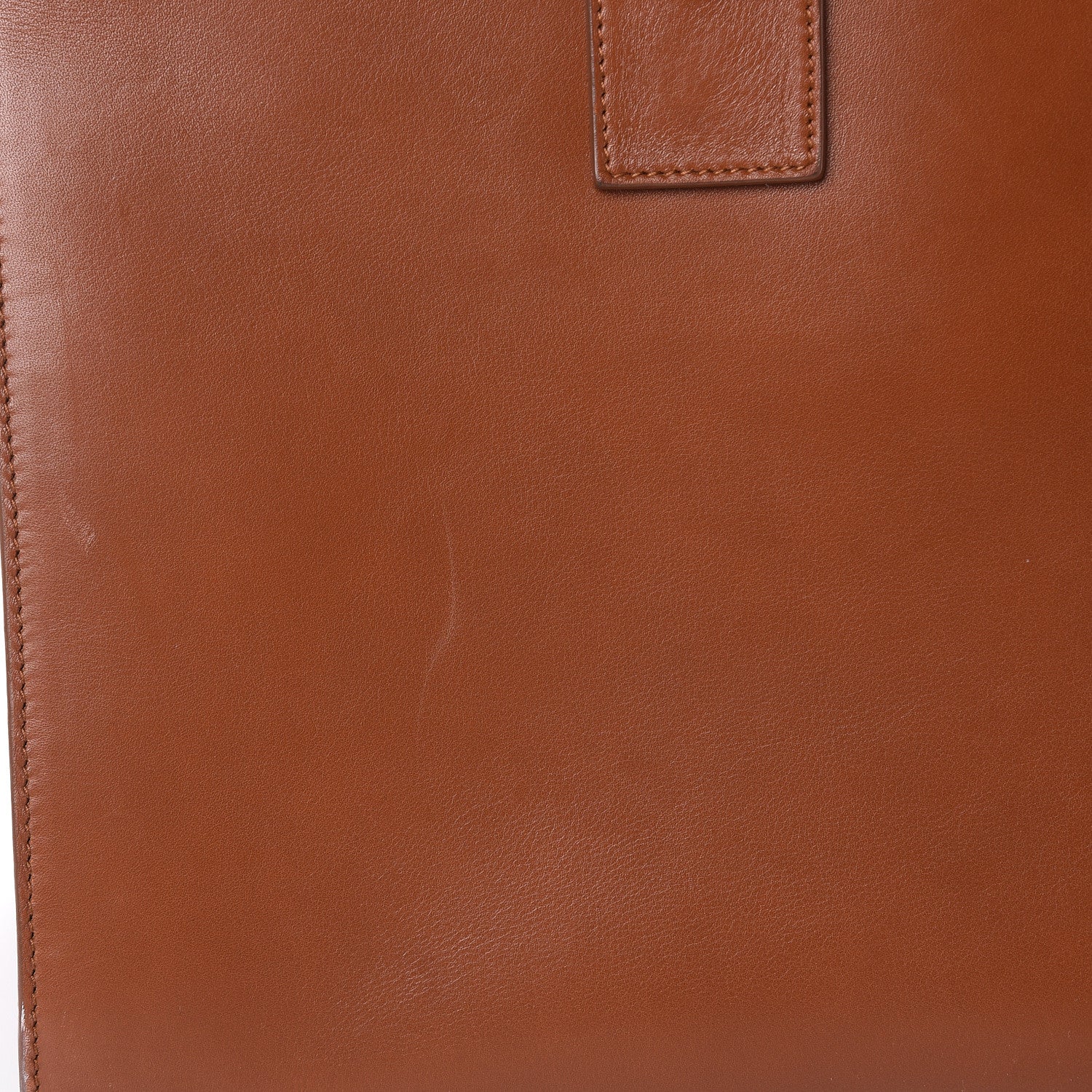 Saint Laurent Calfskin Large Sac De Jour Carryall Cognac 13 of 32