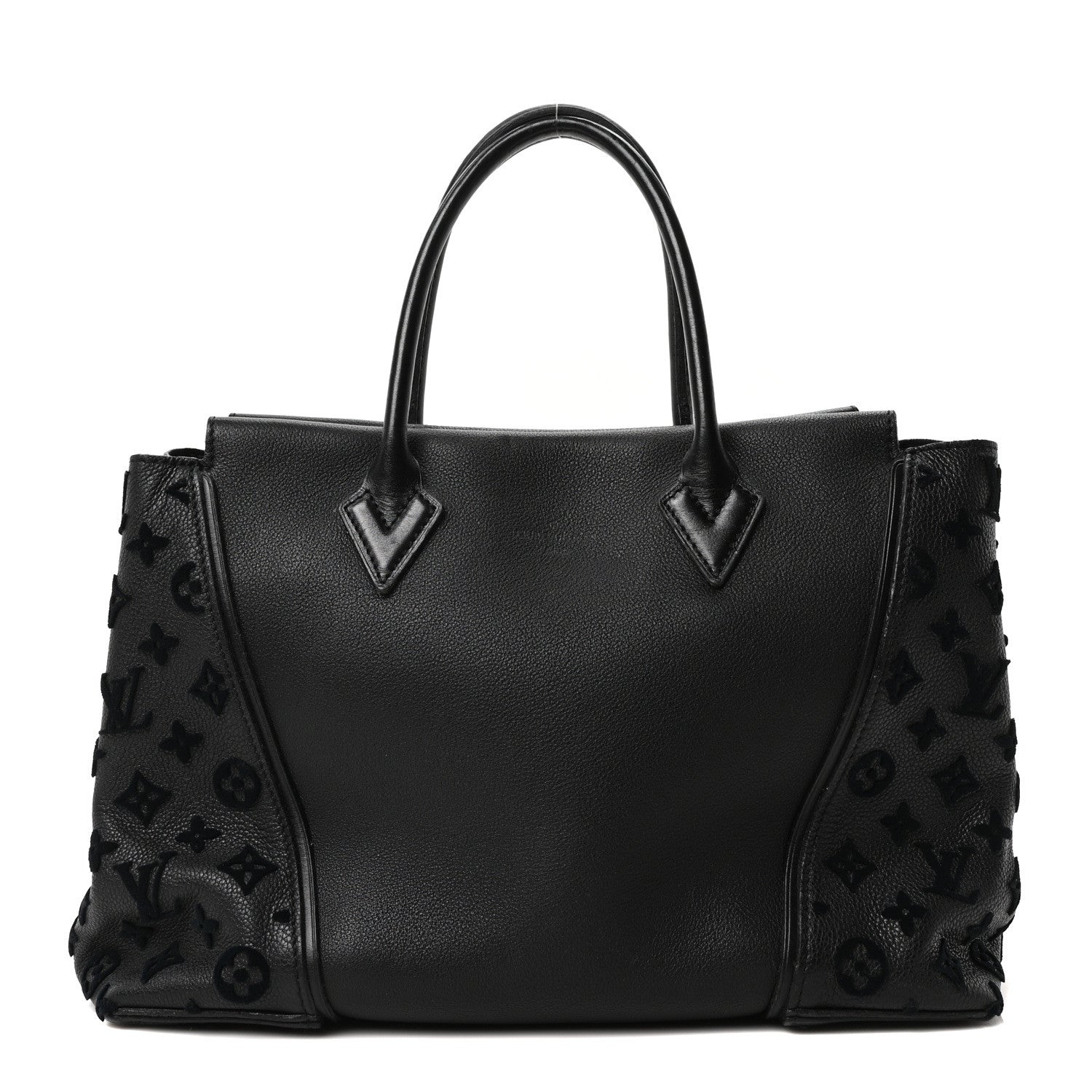 Louis Vuitton Veau Cachemire Tote W PM Black 1 of 9