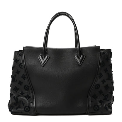 Louis Vuitton Veau Cachemire Tote W PM Black 1 of 9