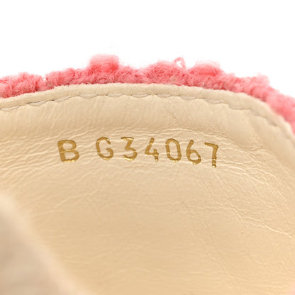 Chanel Tweed Grosgrain CC Mule Slide 39 Pink Black 8 of 13