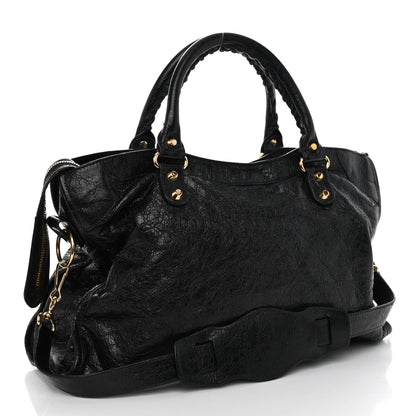 Balenciaga Agneau Classic Gold Hardware S City Black 4 of 10