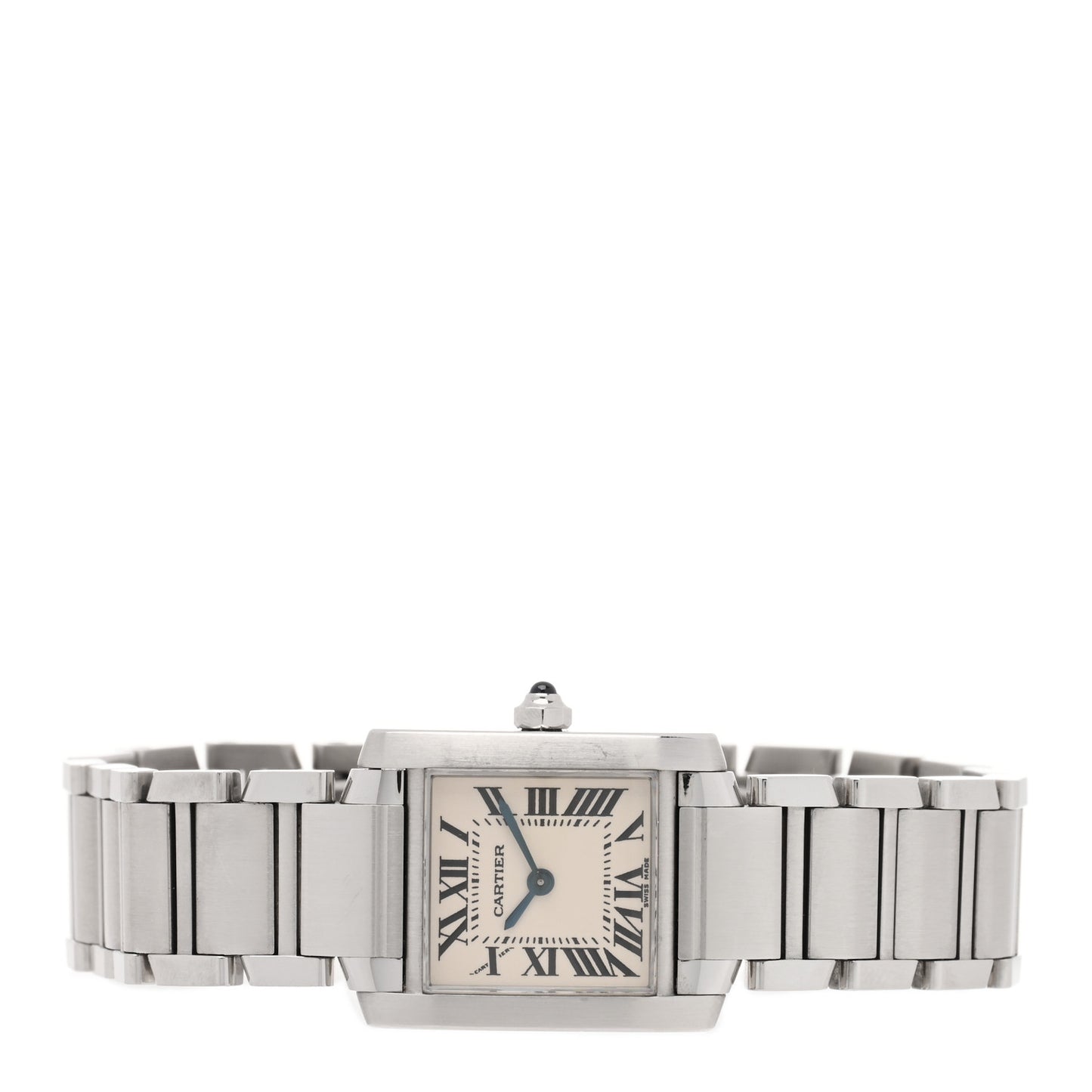 Stainless Steel 20mm Tank Francaise Quartz Watch