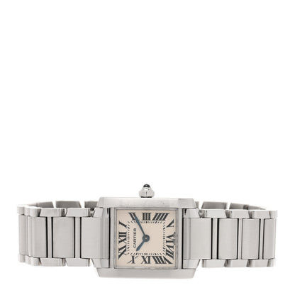 Cartier Stainless Steel 20mm Tank Francaise Quartz Watch 2 of 4