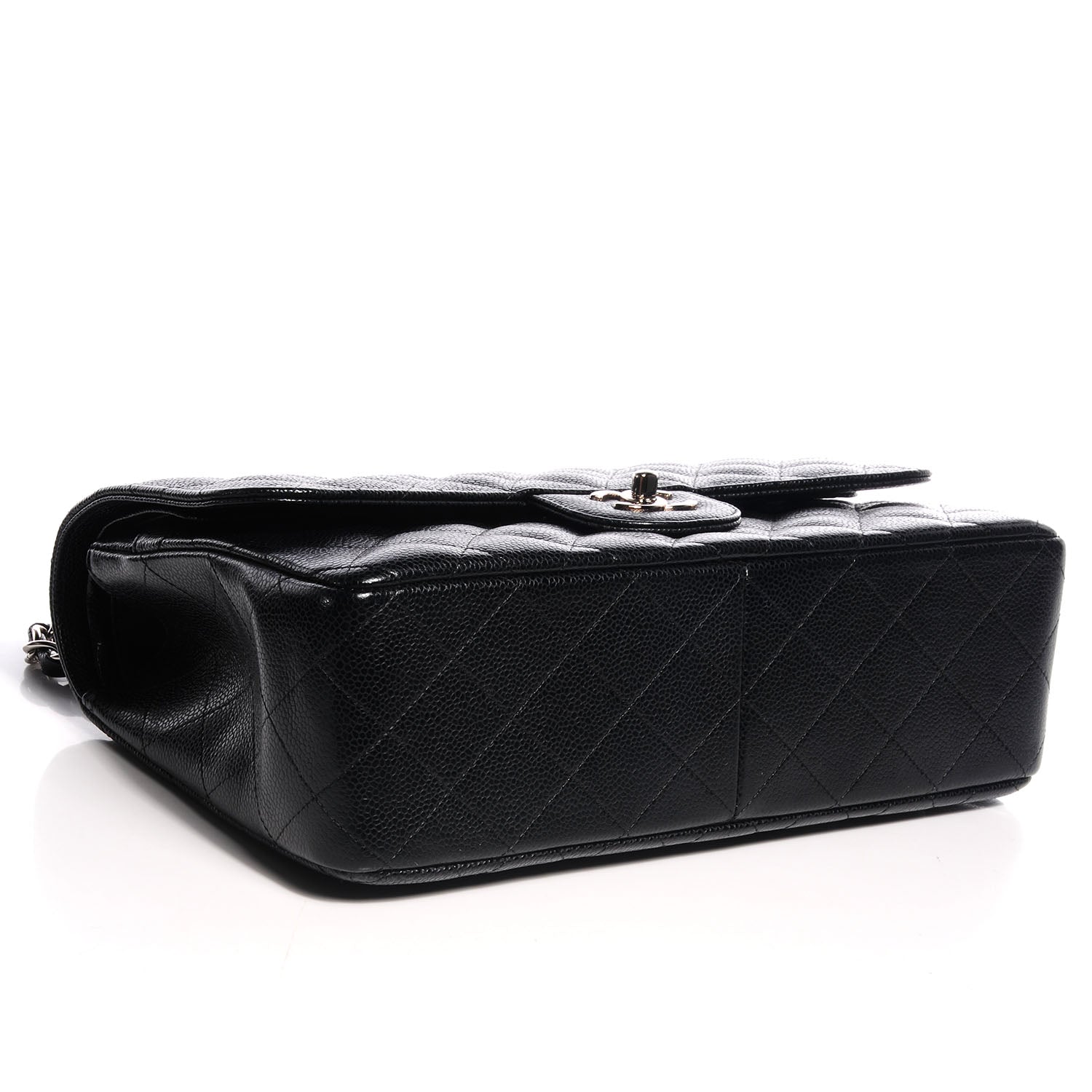 Chanel Caviar Quilted Jumbo Double Flap Black 4 of 9