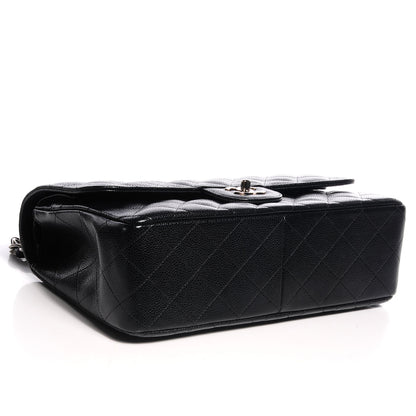 Chanel Caviar Quilted Jumbo Double Flap Black 4 of 9