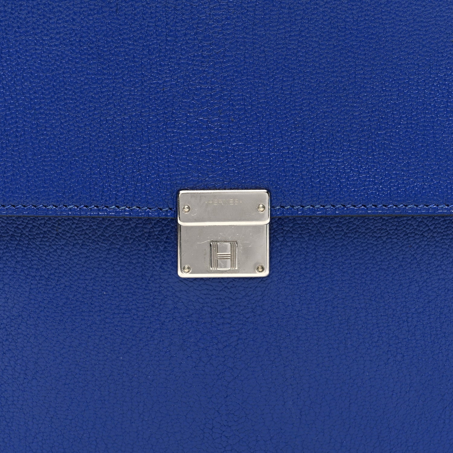 Hermes Chevre Mysore Clic 16 Wallet Bleu Electrique 8 of 10