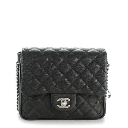 Chanel Caviar Quilted Small Rock In Rome Flap Black 1 of 8