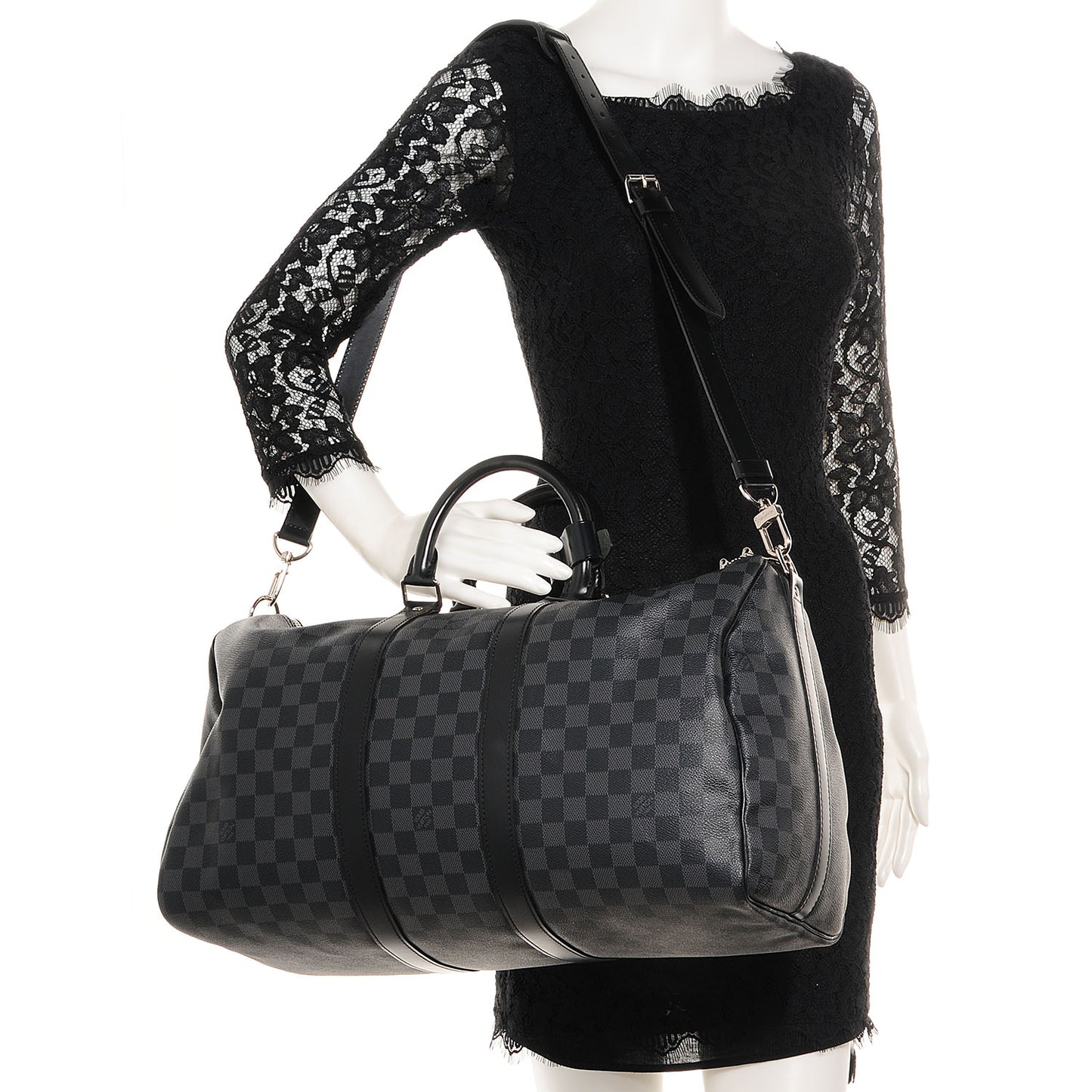 Damier Graphite Keepall Bandouliere 45