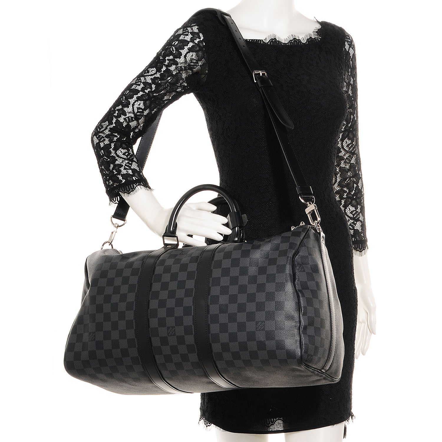 Louis Vuitton Damier Graphite Keepall Bandouliere 45 2 of 7