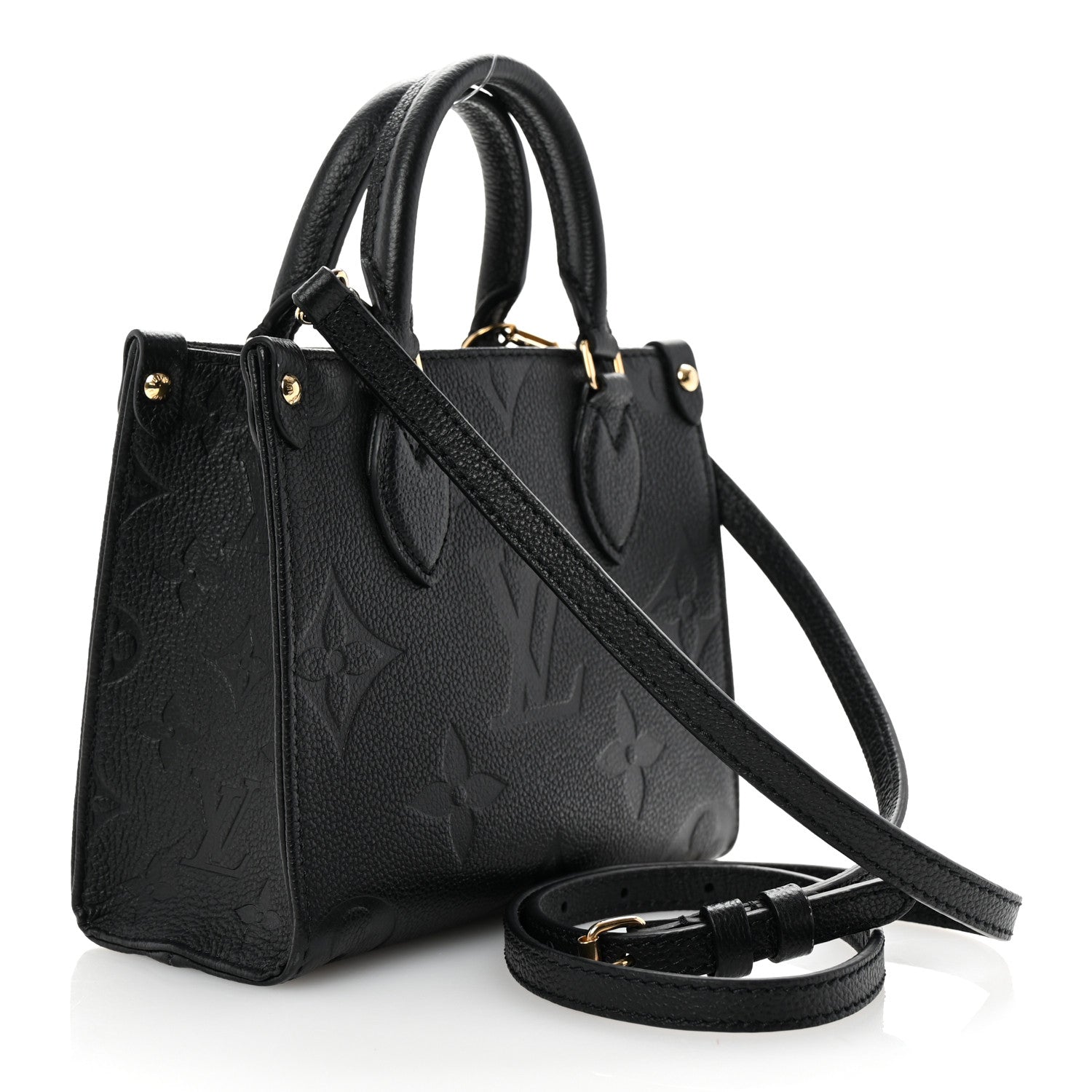 Louis Vuitton Empreinte Monogram Giant Onthego BB Black 3 of 9