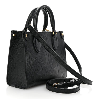 Louis Vuitton Empreinte Monogram Giant Onthego BB Black 3 of 9