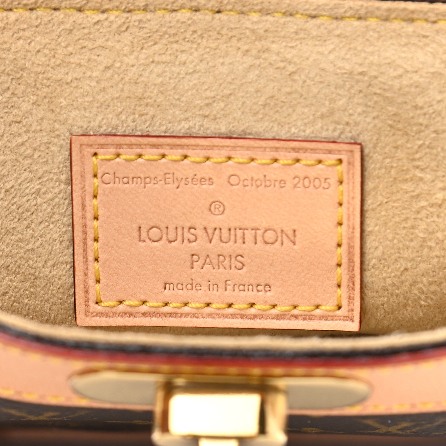 Louis Vuitton Monogram Mini Steamer Bag Charm 4 of 5