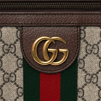 Gucci GG Supreme Monogram Web Small Ophidia Messenger Bag Brown 10 of 13