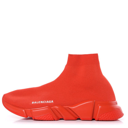 Balenciaga Neoprene Knit Mens Speed Sneakers 41 Red 1 of 10