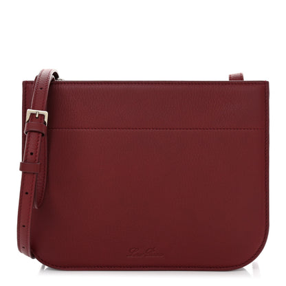 Loro Piana Grained Calfskin My Way Petite Burgundy 1 of 13