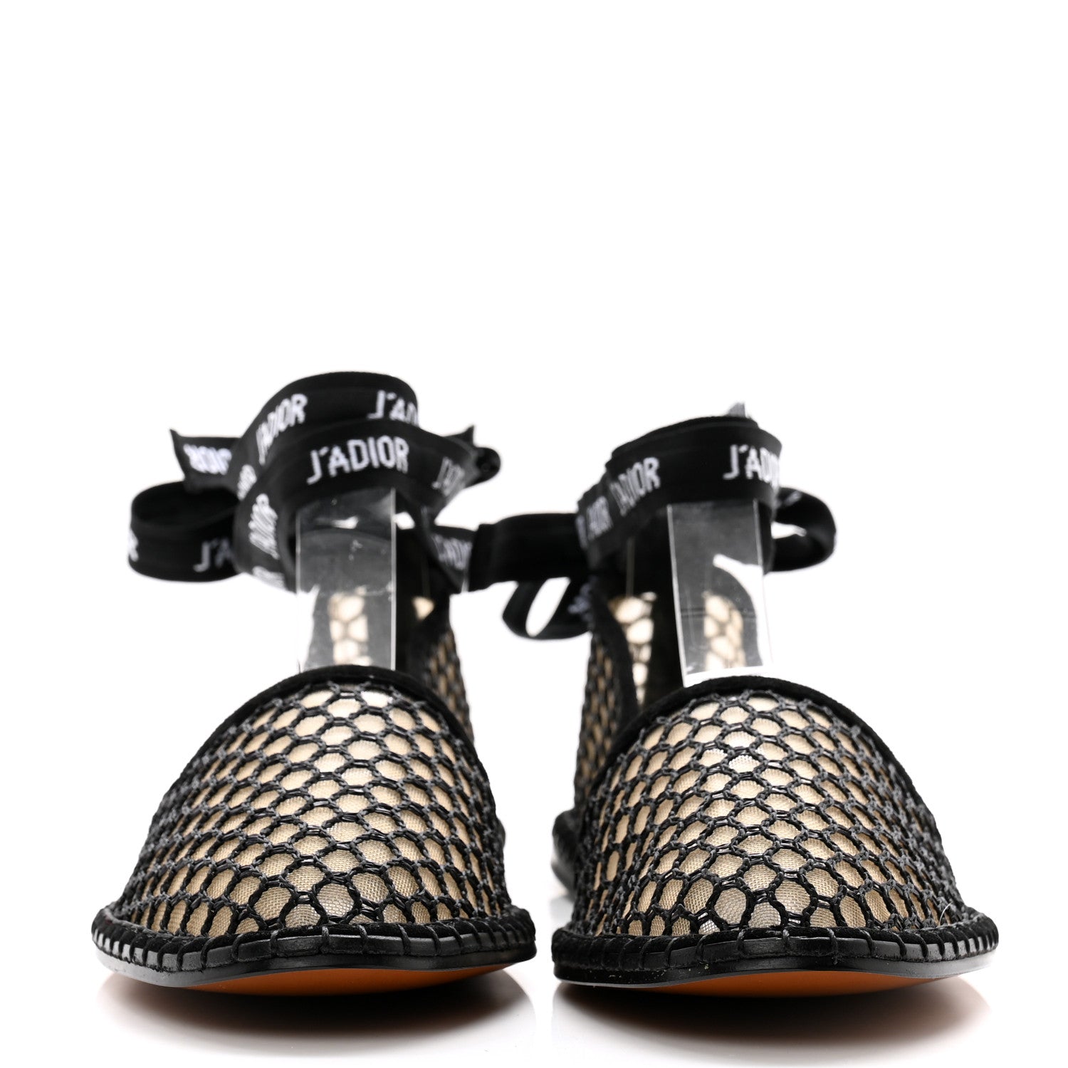 Christian Dior Suede Resille Nicely-D Ballet Flat 39.5 Black 2 of 8