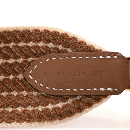 Hermes Toile Swift 50mm Sangle Cordage Shoulder Strap Gold 4 of 4