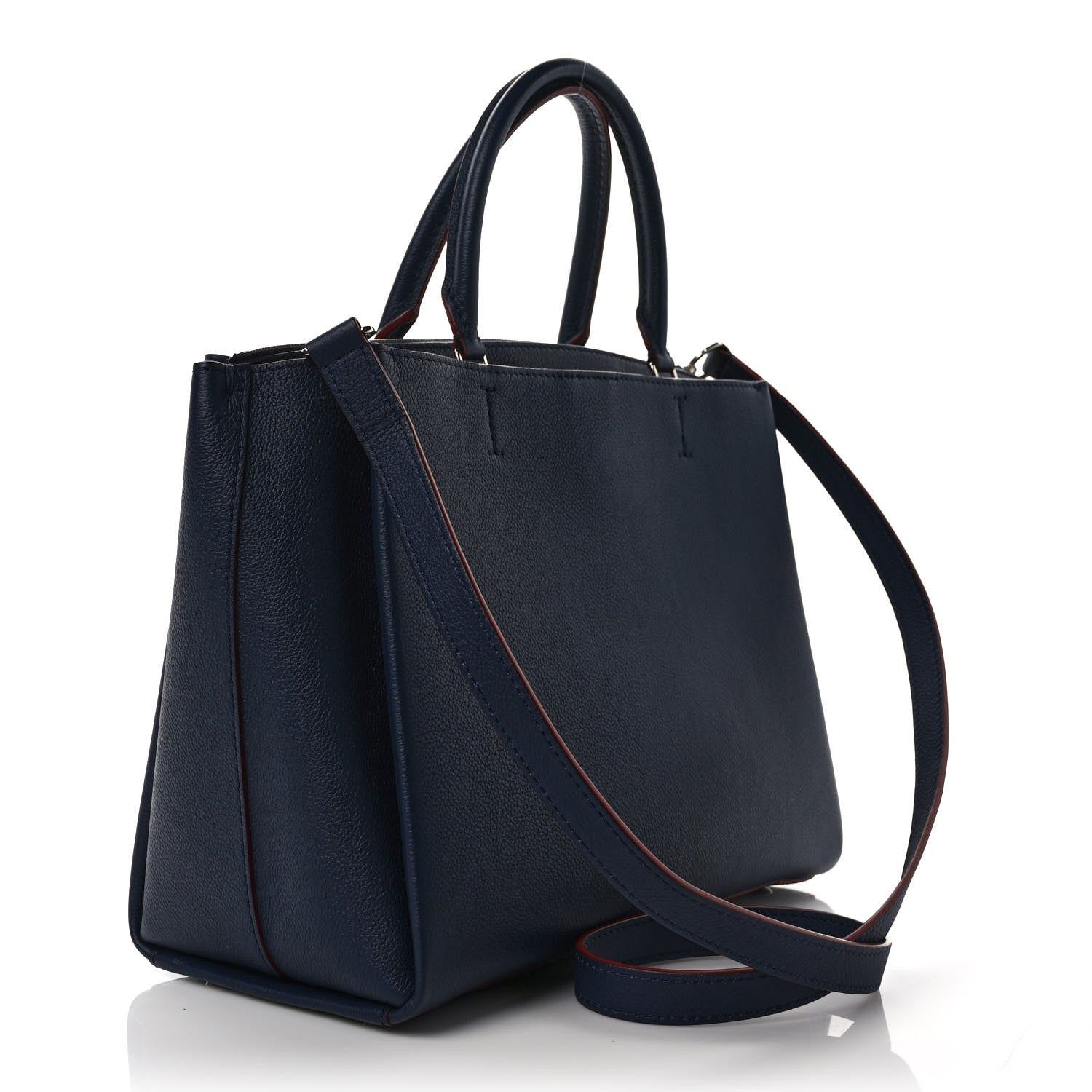 Louis Vuitton Calfskin Lockmeto Marine Rouge 3 of 8