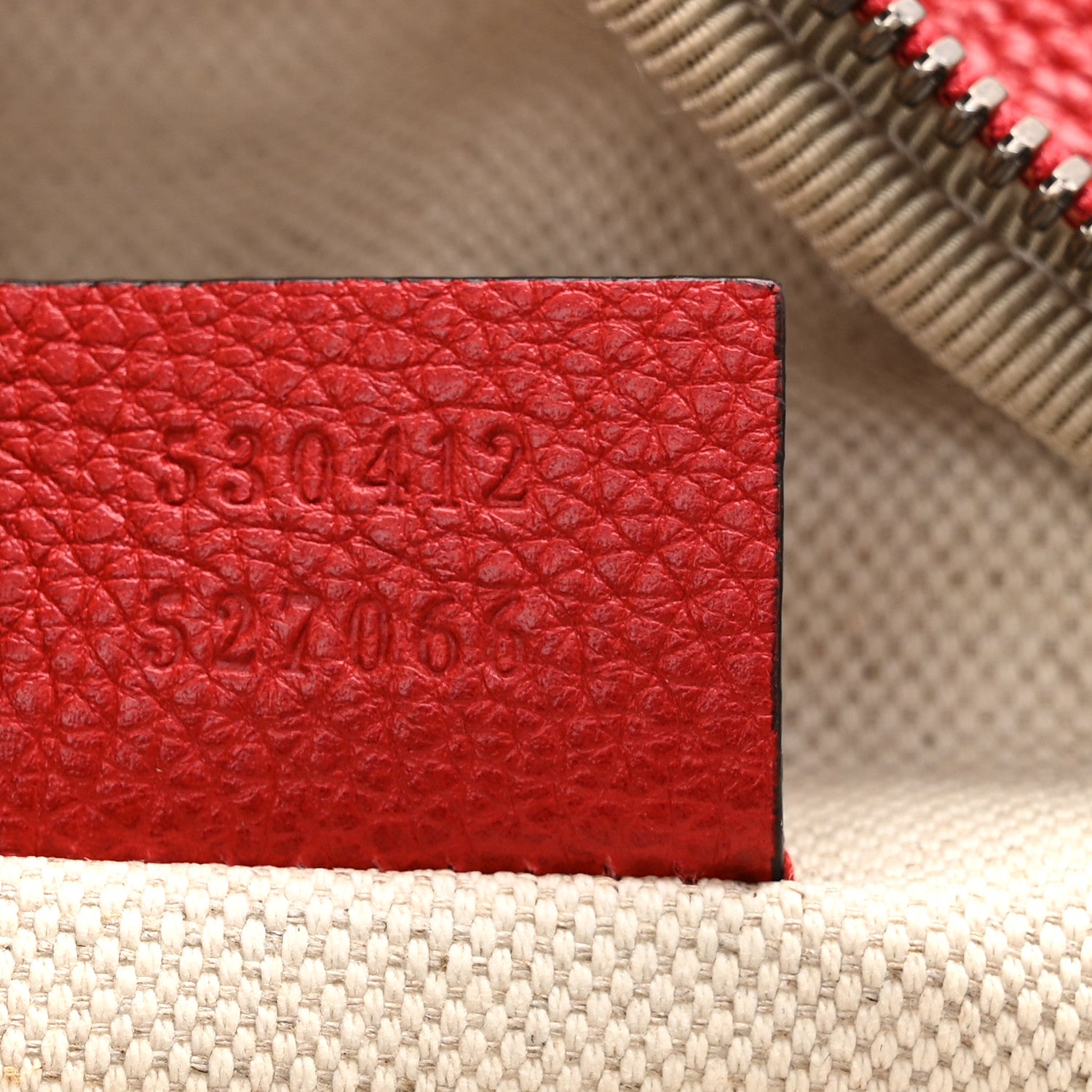 Gucci Grained Calfskin Small Logo Belt Bag Hibiscus Red 7 of 11