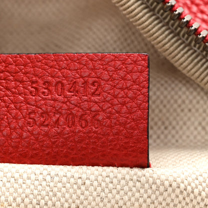 Gucci Grained Calfskin Small Logo Belt Bag Hibiscus Red 7 of 11