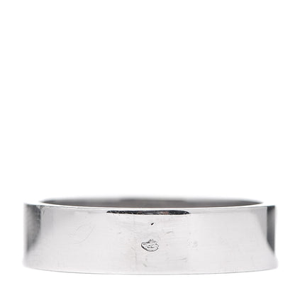 Hermes 18K White Gold Diamond PM Kelly Ring 54 6.75 3 of 5