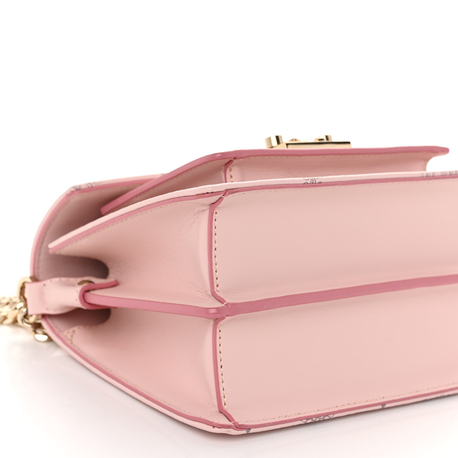 MCM Visetos Mini Patricia Crossbody Bag Powder Pink 8 of 9