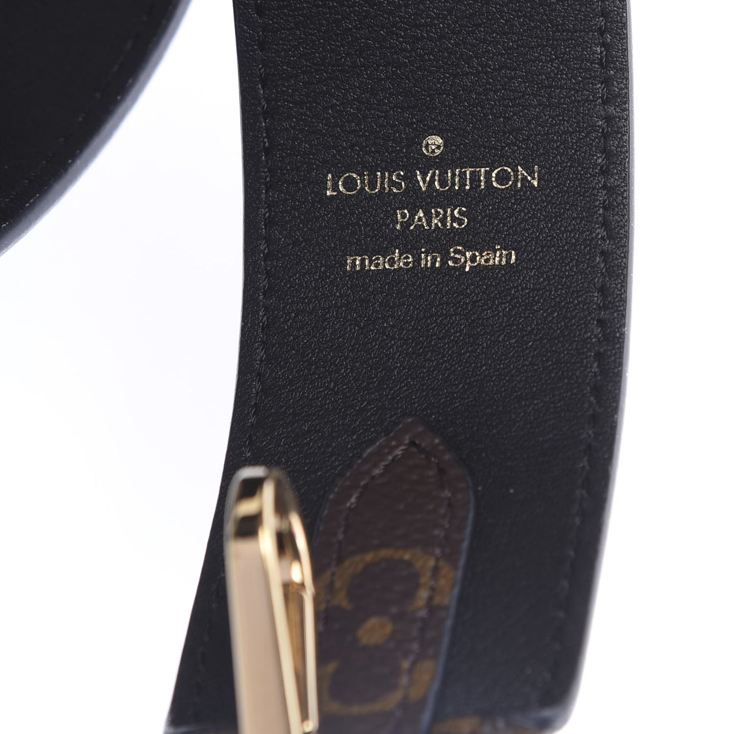Monogram Bandouliere Shoulder Strap Black